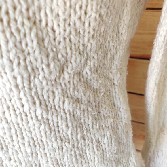 Cream Guideboat Co Deep River Cotton Crew Sweater - Picture 6 of 9
